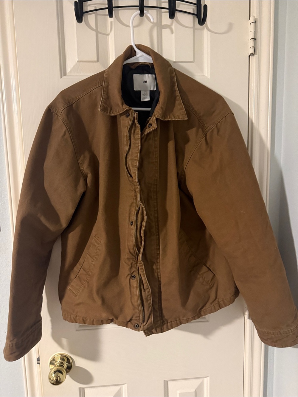 H&M Men's Caramel Brown Work Jacket